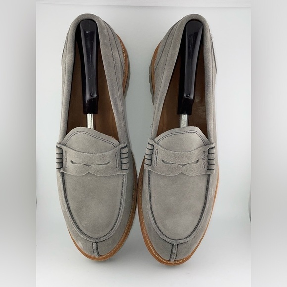 Allen Edmond Freeport Weatherproof Suede Penny Loafer (Men) 10​​​​​​​​​​ - Picture 1 of 9